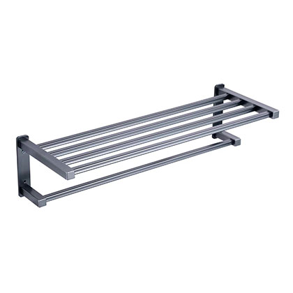 Chrome Bath Towel Rack Holder