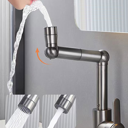 New Design Stainless Steel Body Kitchen Faucet