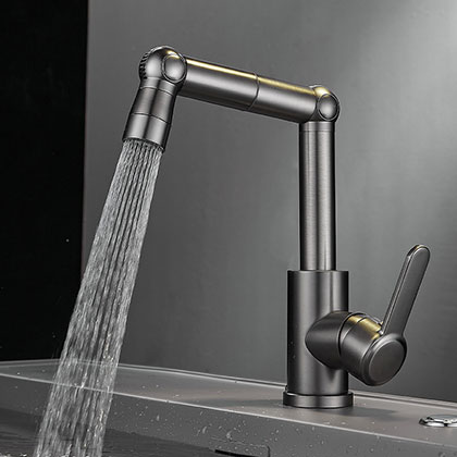 New Design Stainless Steel Body Kitchen Faucet
