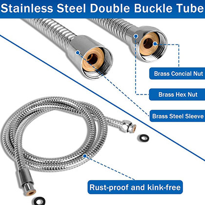 Amazon Hot Selling High Pressure Water Saving 3Functions Hand Shower with ABS Material