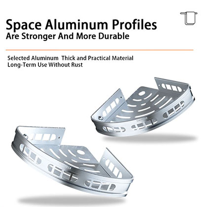 Bathroom Corner Shelf Shampoo Holder