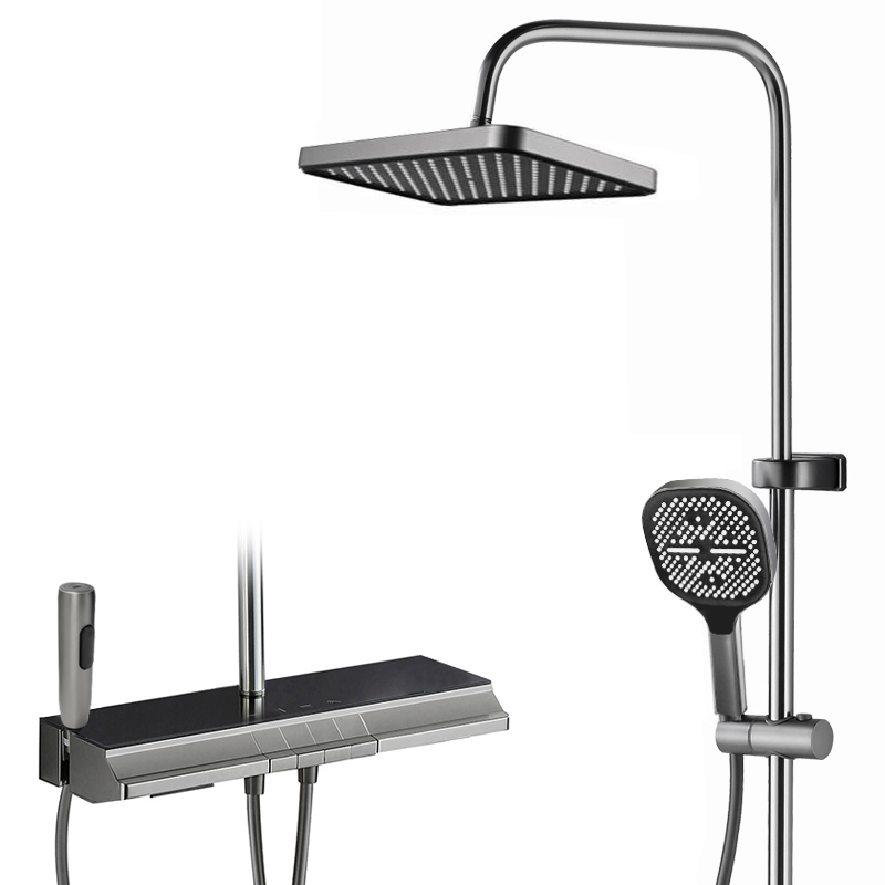 4 funtions Smart Adjustable Temperature Bathroom  Shower Set